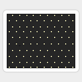 Yellow Polka Dots Gray #minimal #design #kirovair #buyart Sticker